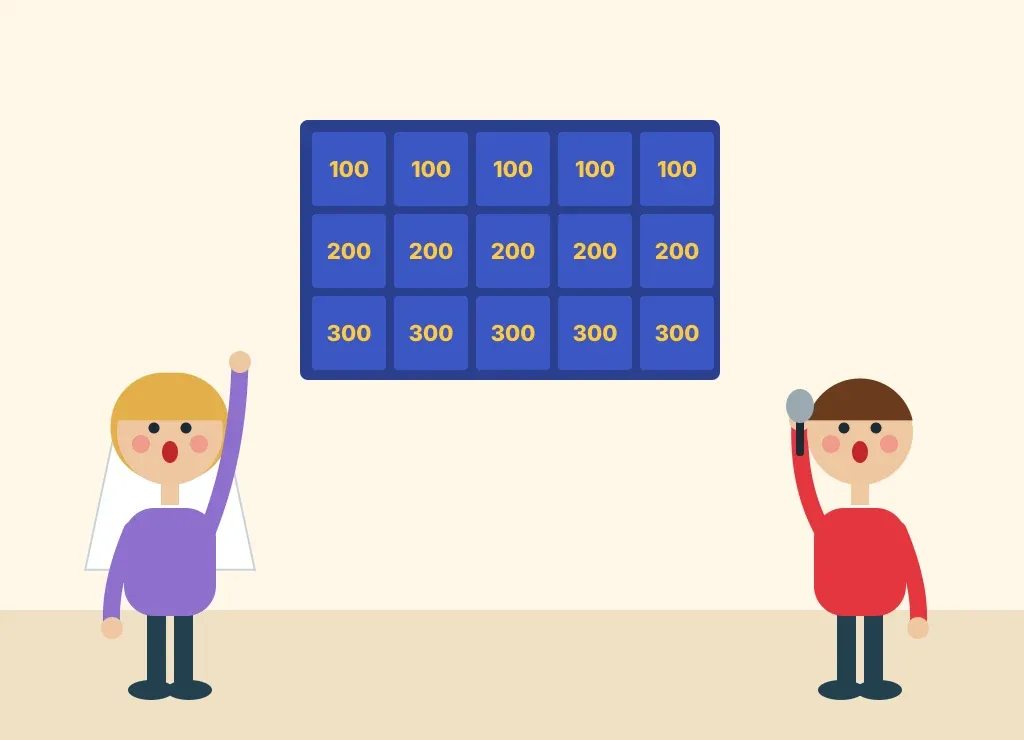 Illustration: Bachelorette Jeopardy