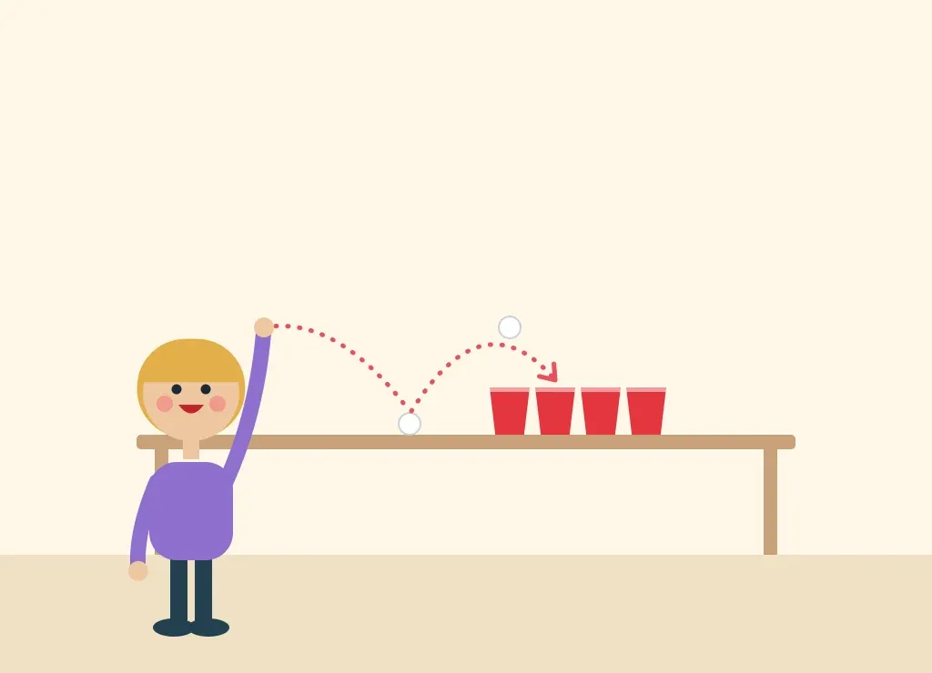 Illustration: Ball Drop Bounce