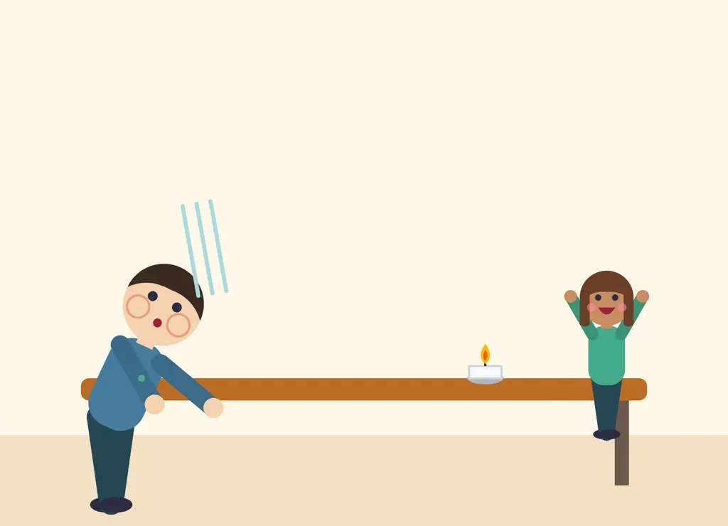Illustration: Blow Out the Candle from Afar