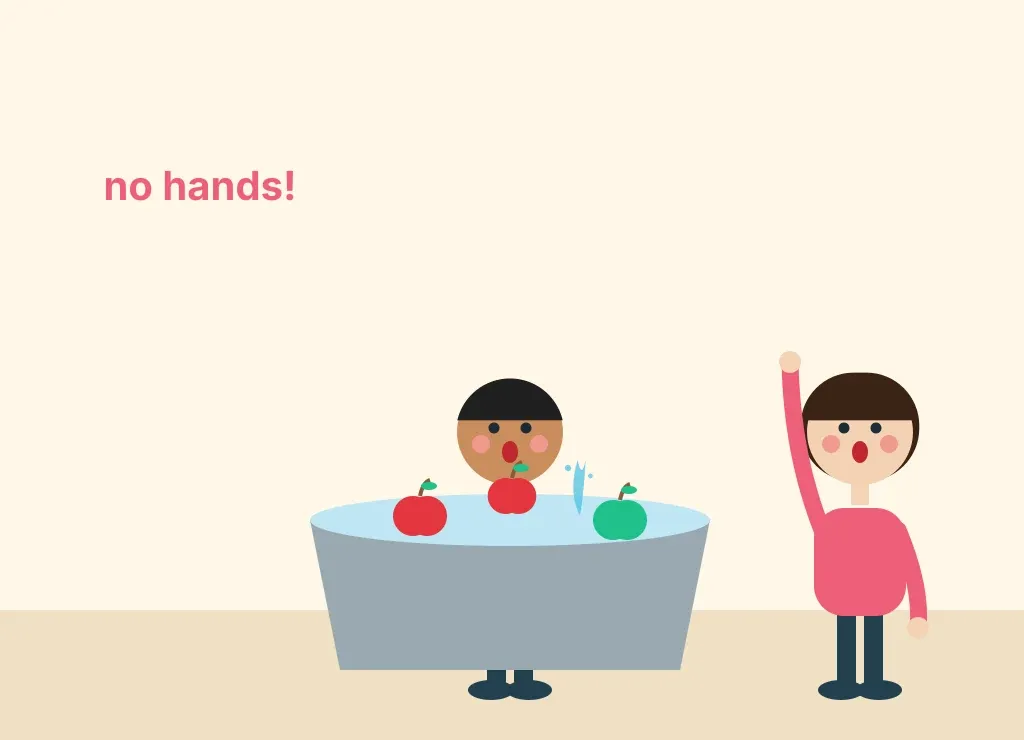 Illustration: Bobbing for Apples