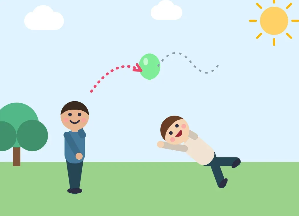 Illustration: Catch the Balloon