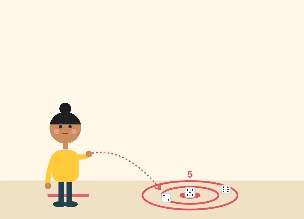 Illustration: Dice Roll Target