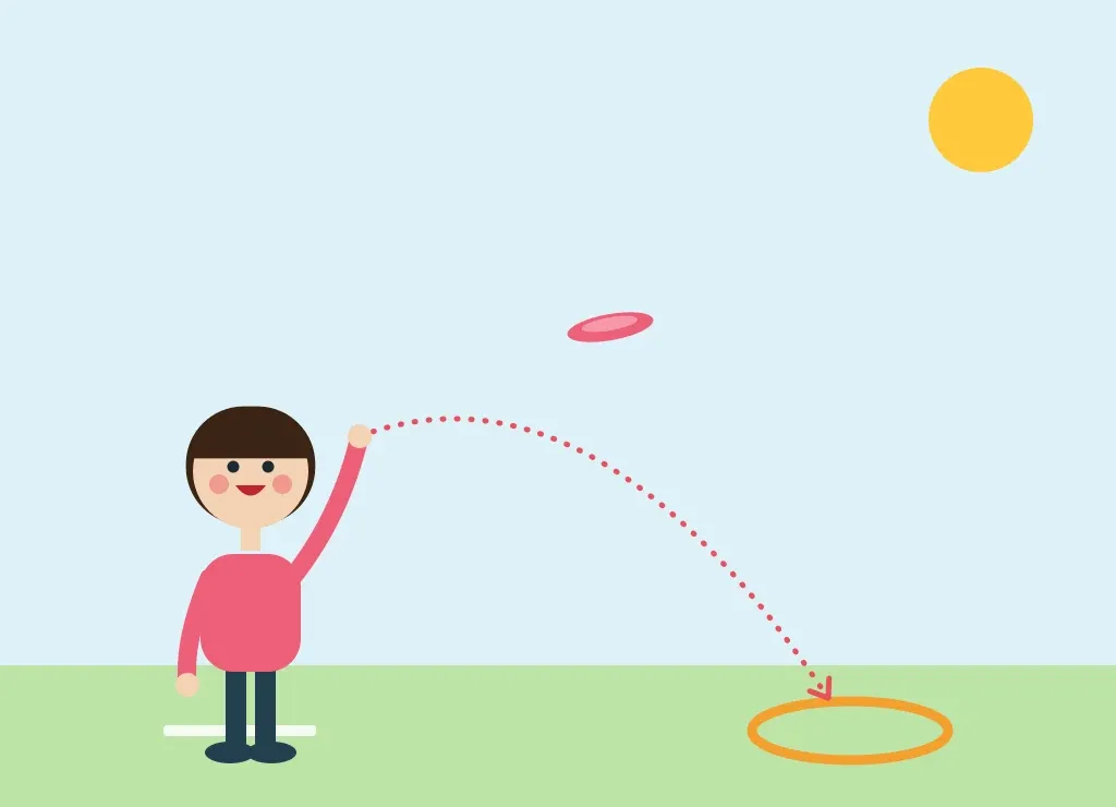 Illustration: Frisbee Target