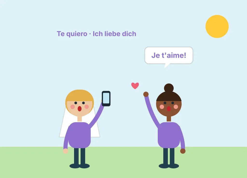 Illustration: "I Love You"