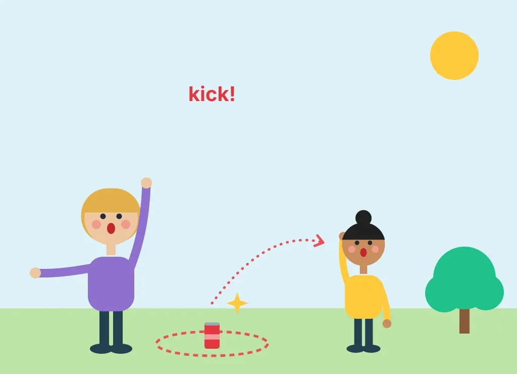 Illustration: Kick the Can