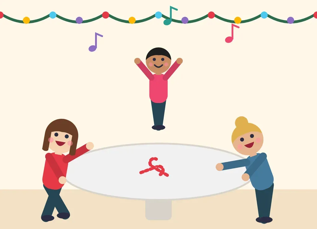 Illustration: Musical Candy Canes