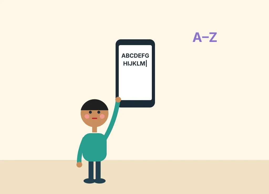 Illustration: Phone Alphabet