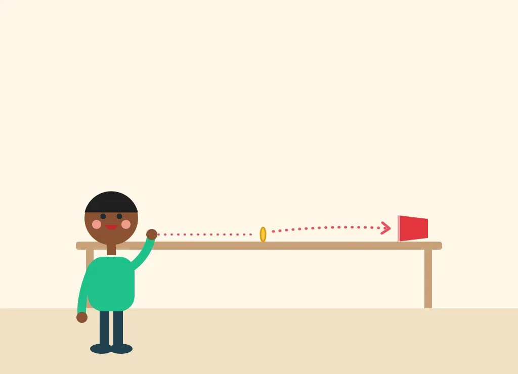 Illustration: Rolling Coins