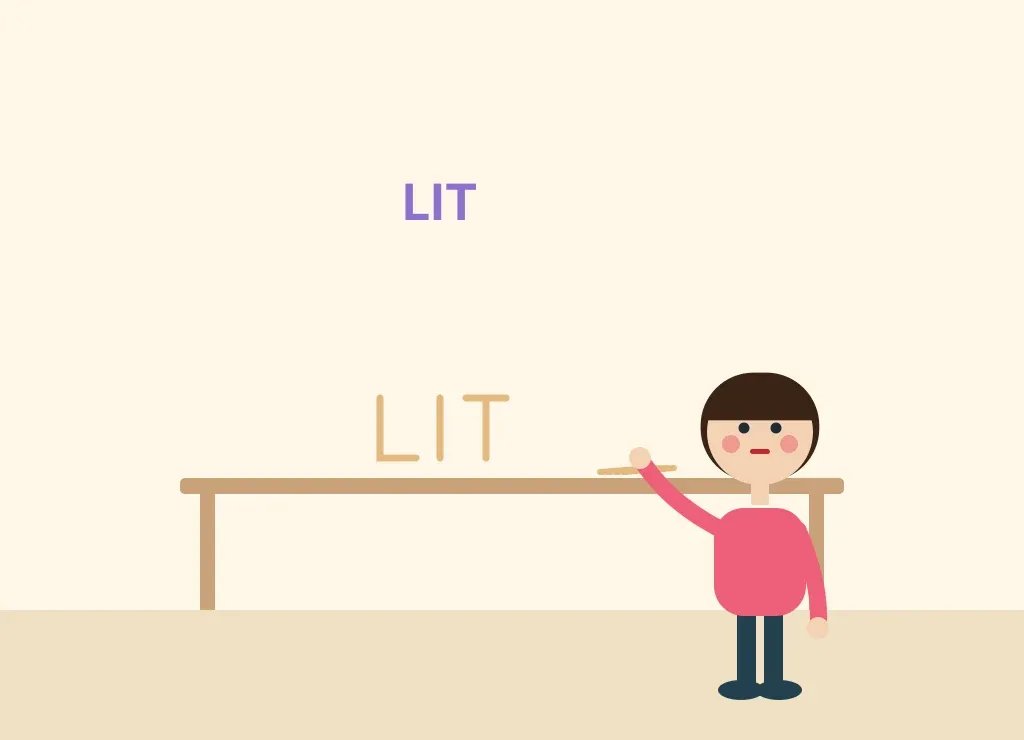 Illustration: Toothpick Words