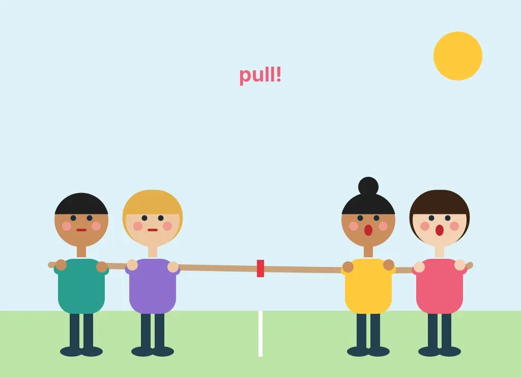 Illustration: Tug of War