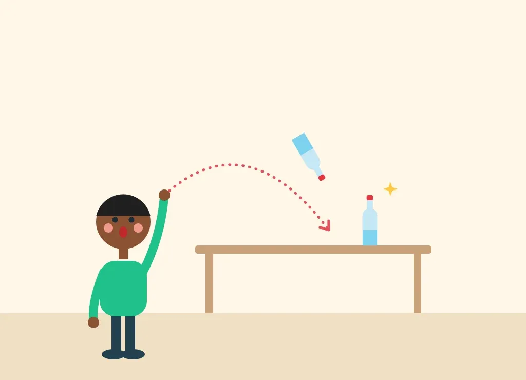 Illustration: Water Bottle Flip
